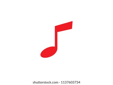 Music note Icon Vector template