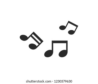 Music note Icon Vector template