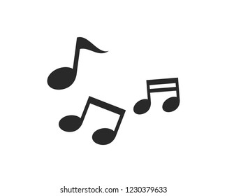 Music note Icon Vector template