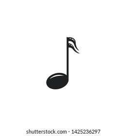 Music note Icon Vector template - Vector