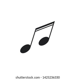 Music note Icon Vector template - Vector