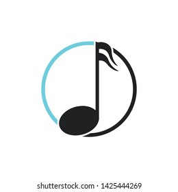 Music note Icon Vector template - Vector