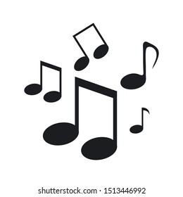 Music note icon Vector template