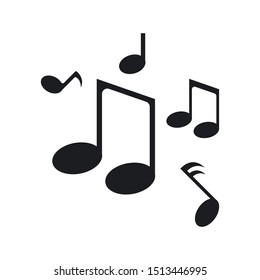 Music note icon Vector template