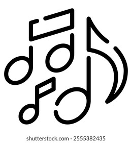 Music Note icon for web, app, infographic, etc