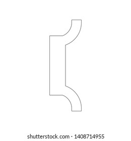 music note iconicon. Element of web for mobile concept and web apps icon. Outline, thin line icon for website design and development, app development