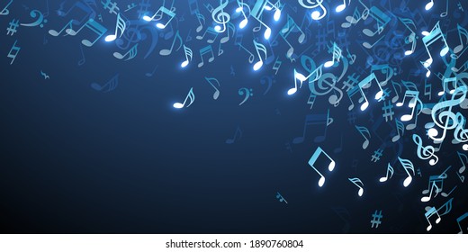 Dark blue music background .ai Royalty Free Stock SVG Vector
