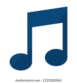 music note isolated icon