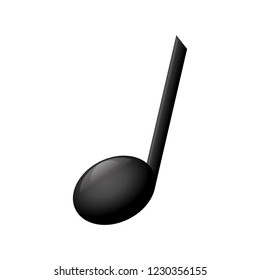 music note isolated icon