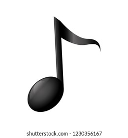 music note isolated icon