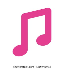 music note isolated icon