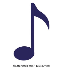music note isolated icon