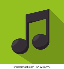 music note isolated icon