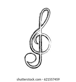 music note isolated icon