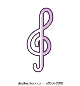 music note isolated icon