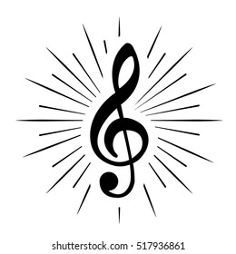 music note isolated icon vector illustration design