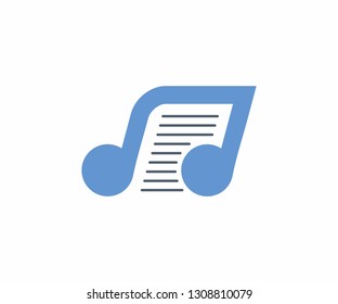 music note logo