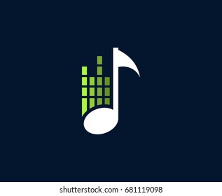 Music note logo