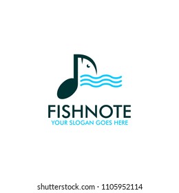 Music Note Logo Design