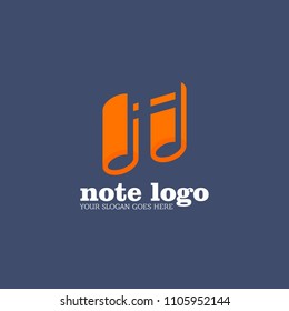 Music Note Logo Design