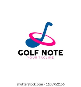 Music Note Logo Design