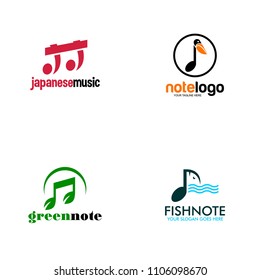 Music Note Logo Design