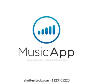 Music Note Logo Design Template Vector