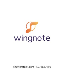 Music note Logo Design Template 