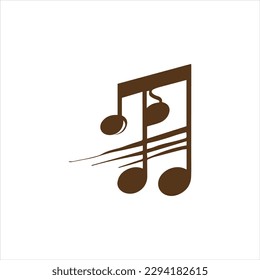 Music Note Logo Design Vector