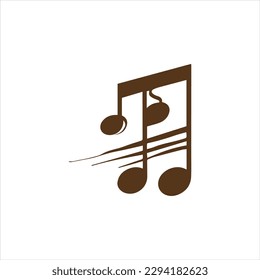Music Note Logo Design Vector