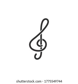 Music Note Logo Vector Template Stock Vector (Royalty Free) 1775549744 ...