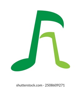 Music note logo Vector template