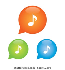 Music Note Marker Icon