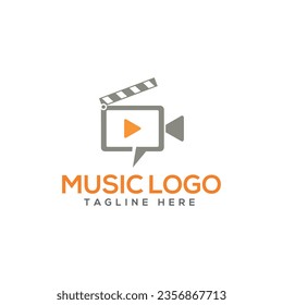 Musiknote Moderne Logo-Illustration, Vektorgrafik-Design-Vorlage
