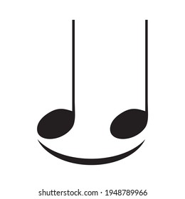 music note, musical notes. Vector illustration