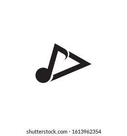 music note play logo template, Icon symbol.