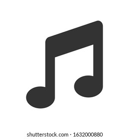 Music, note, player icon, vector graphics