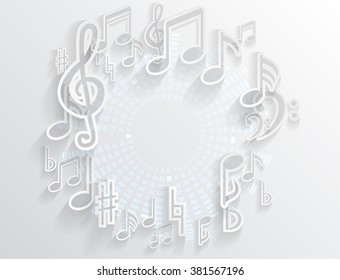 Music Note Poster.