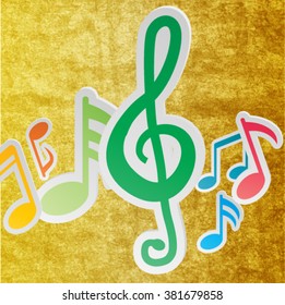 Music Note Poster.