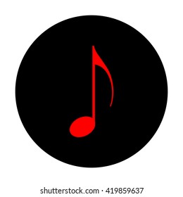 Music note sign