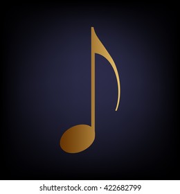 Music note sign
