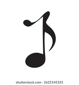 Música Nota Silhueta Tom Branco Fundo