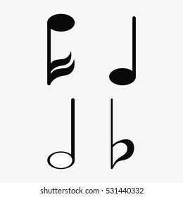 music note sound media festival icon. Vector graphic