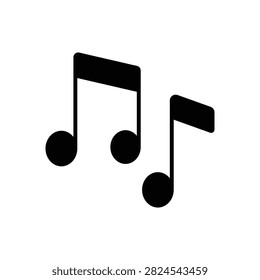 Music Note Soundtrack Audio Filled Vector Icon