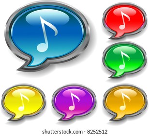 Music Note Speak Buttons