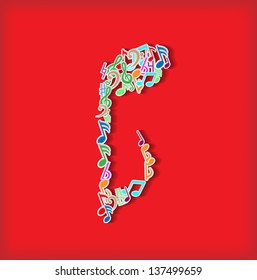 Music note symbol 