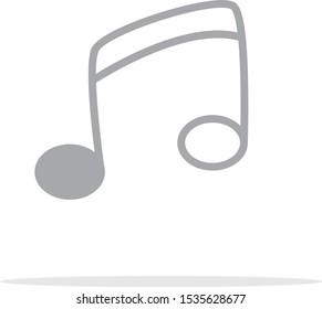 music note symbol graphic vector