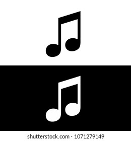 Music note symbol - icon vector