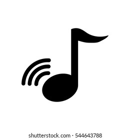 Music note symbol icon vector illustration graphic design
