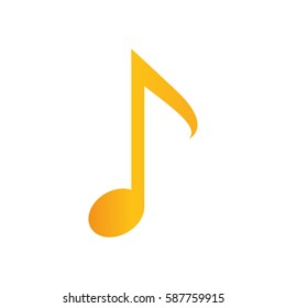 Music note symbol icon vector illustration graphic design